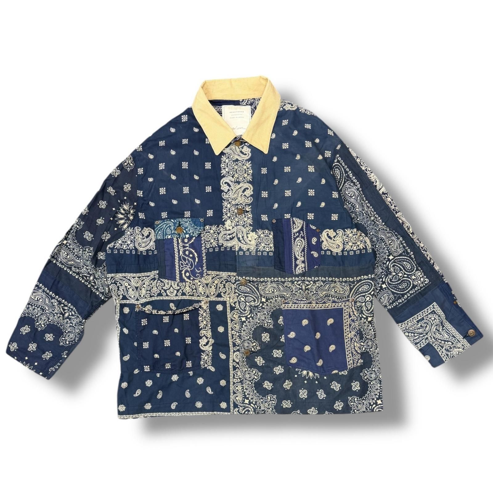 readymade キルテッドバンダナバーンコート READYMADE BANDANA BURN COAT バンダナバーンコート シャツジャケット