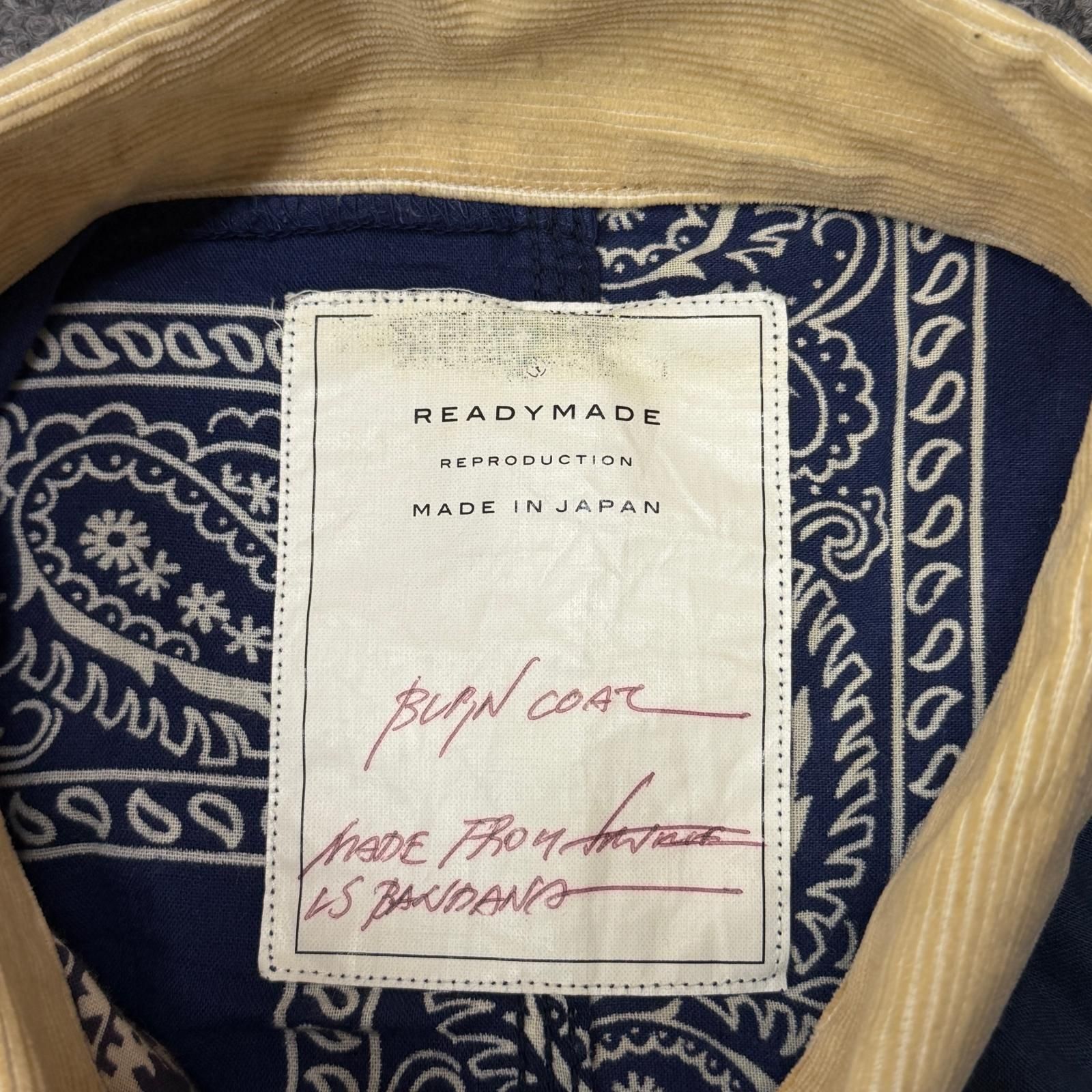 READYMADE BANDANA BURN COAT バンダナバーンコート シャツジャケット