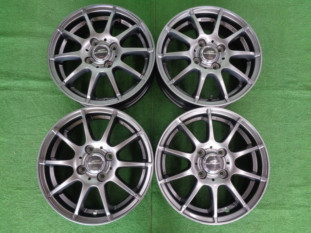 14インチ 中古ホイール 4本セット シュナイダースタッグ SCHNEIDER