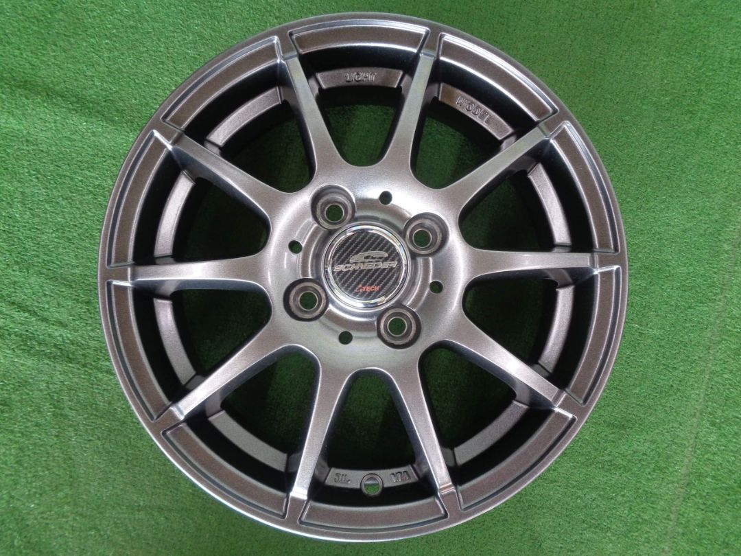 14インチ 中古ホイール 4本セット シュナイダースタッグ SCHNEIDER