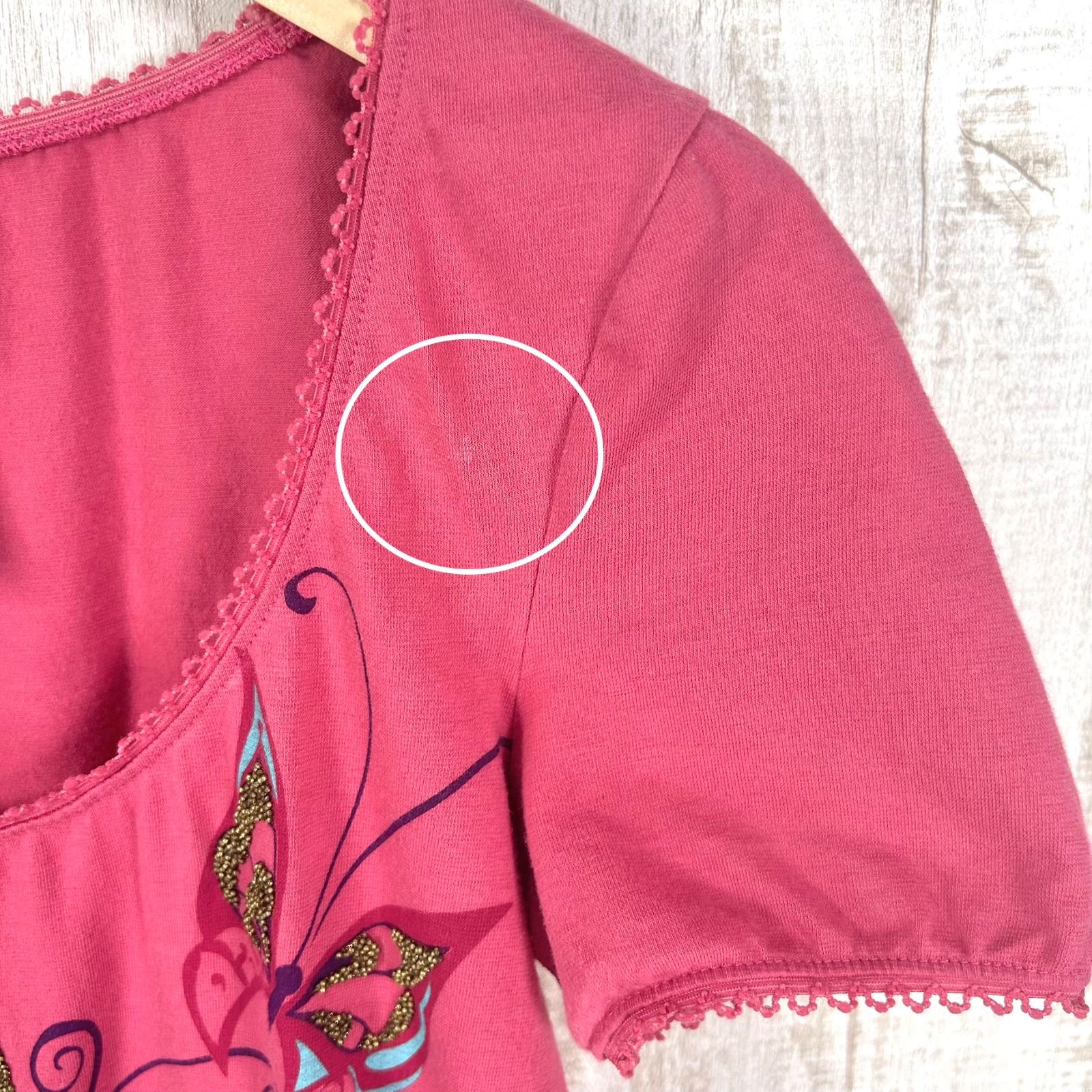 00s D&G DOLCE&GABBANA ドルチェアンドガッバーナ ラメ バタフライ