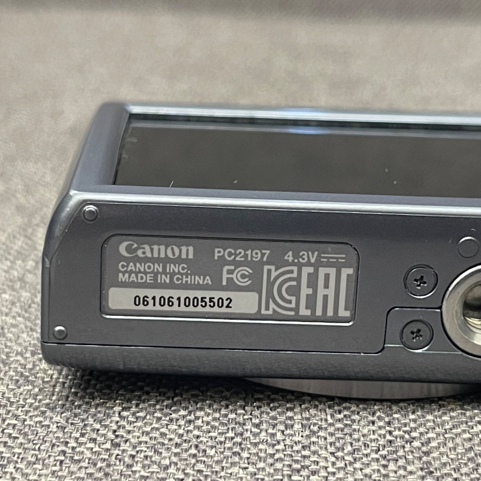 カメラ 【NPA】ジャンク Canon IXY 150 キャノン デジカメ グレー