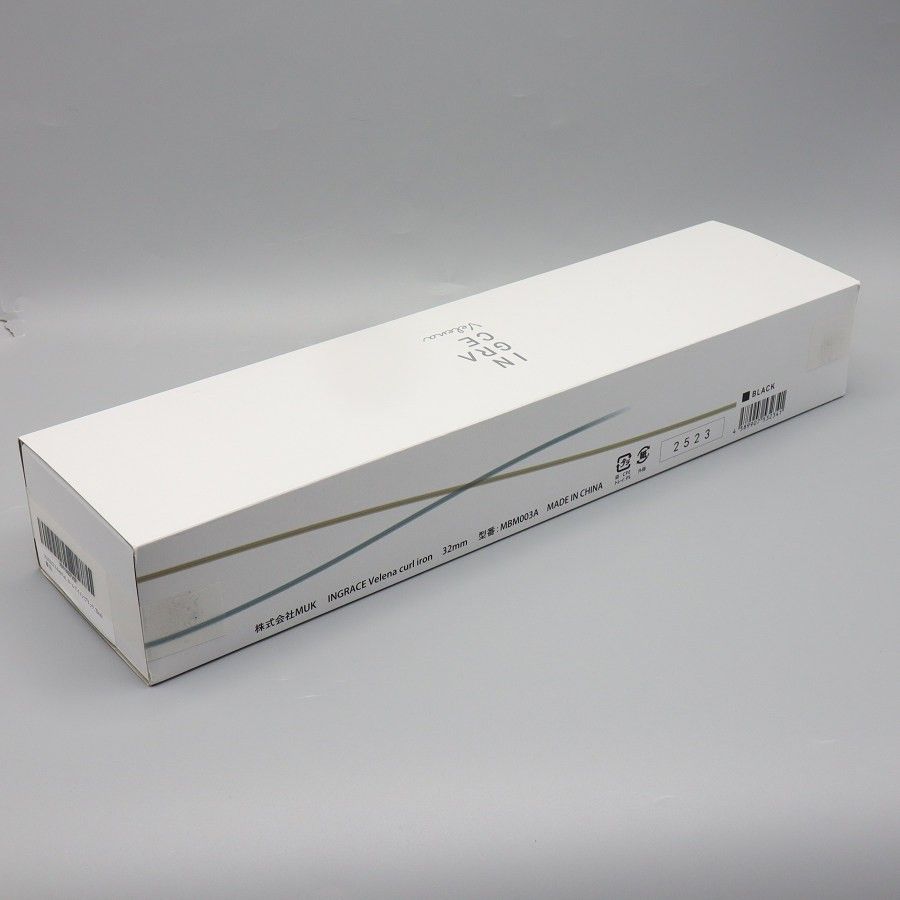 新品 INGRACE カール ヘアアイロン コテ 32mm イングレイス 黒 【公式