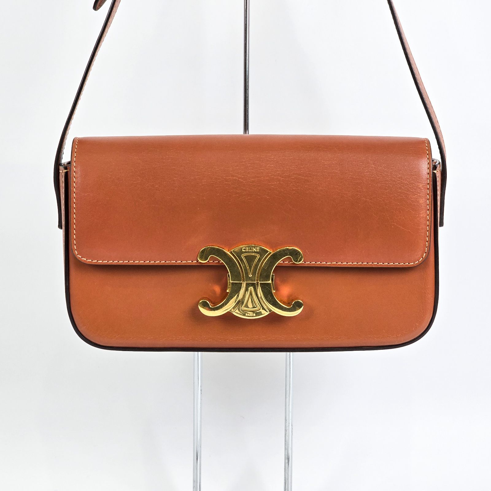 セリーヌ CELINE トリオンフ クロード ワンショルダーバッグ レザー 