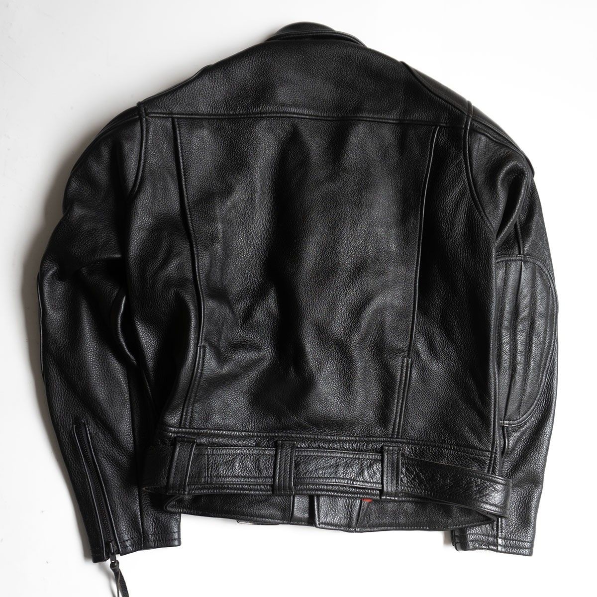 【美品/ビッグサイズ】KADOYA【アメリカン W-80th ダブルライダースジャケット】 3L レザー カドヤ 80周年 26030422 美品/ビッグサイズ】KADOYA【アメリカン W-80th ダブルライダース