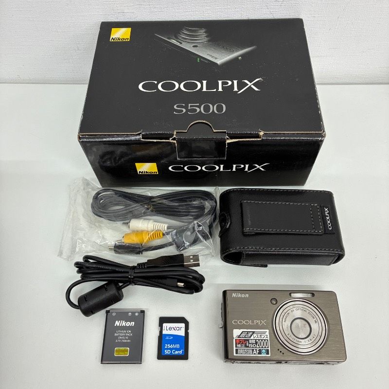 焼けなし/動作品】 Nikon Coolpix S500 ニコン クールピクス ガンメタ
