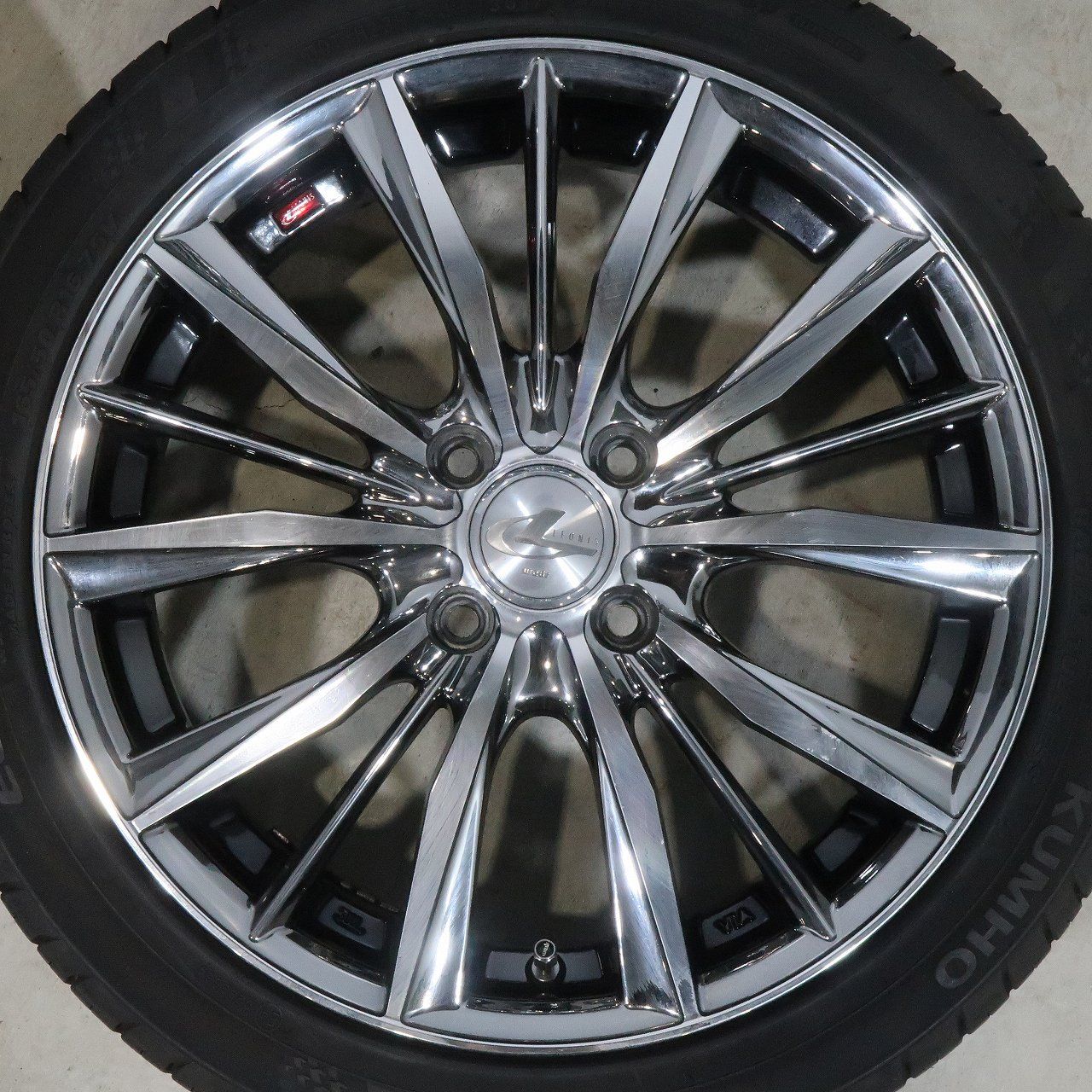 軽自動車に 4本 weds レオニス VX 16インチ 5J+45 4H PCD100 ラジアル 