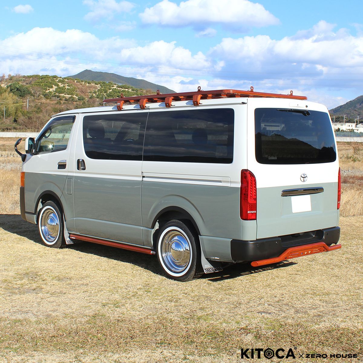 KITOCA ハイエース ルーフキャリア ルーフラック ルーフバスケット