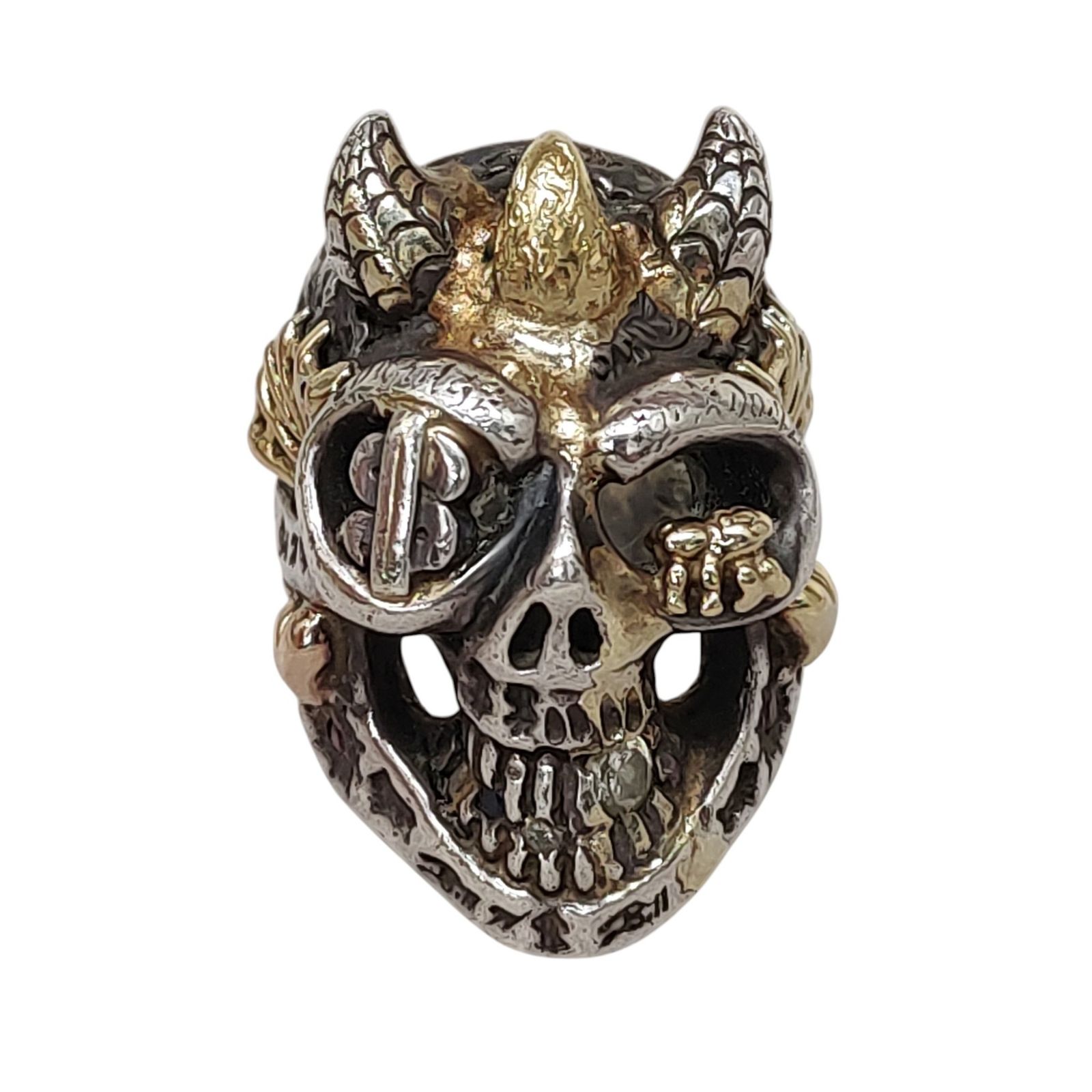 Bill Wall Leather ビルウォールレザー 22K SKULL PLATE MASTER SKULL 