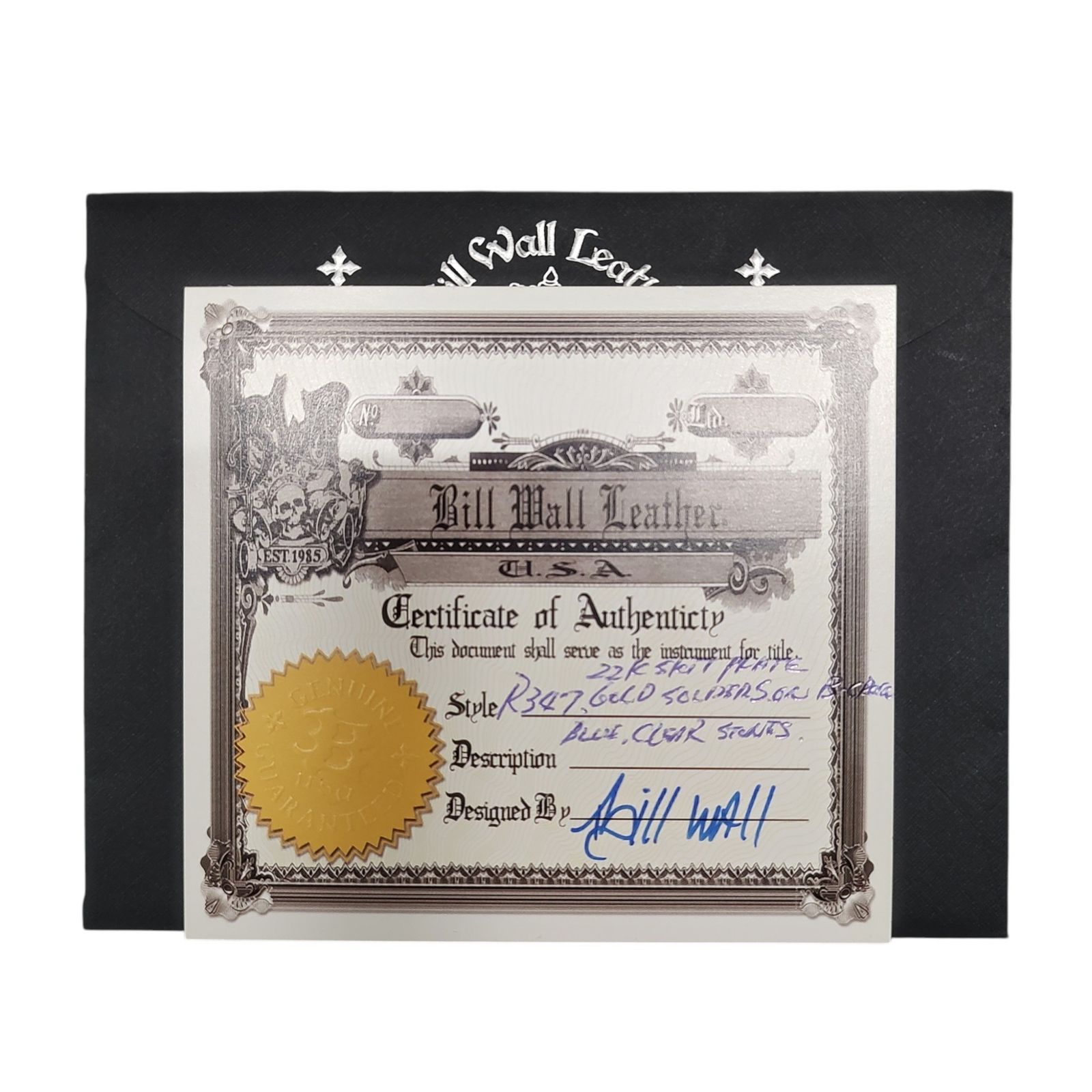 Bill Wall Leather ビルウォールレザー 22K SKULL PLATE MASTER SKULL 