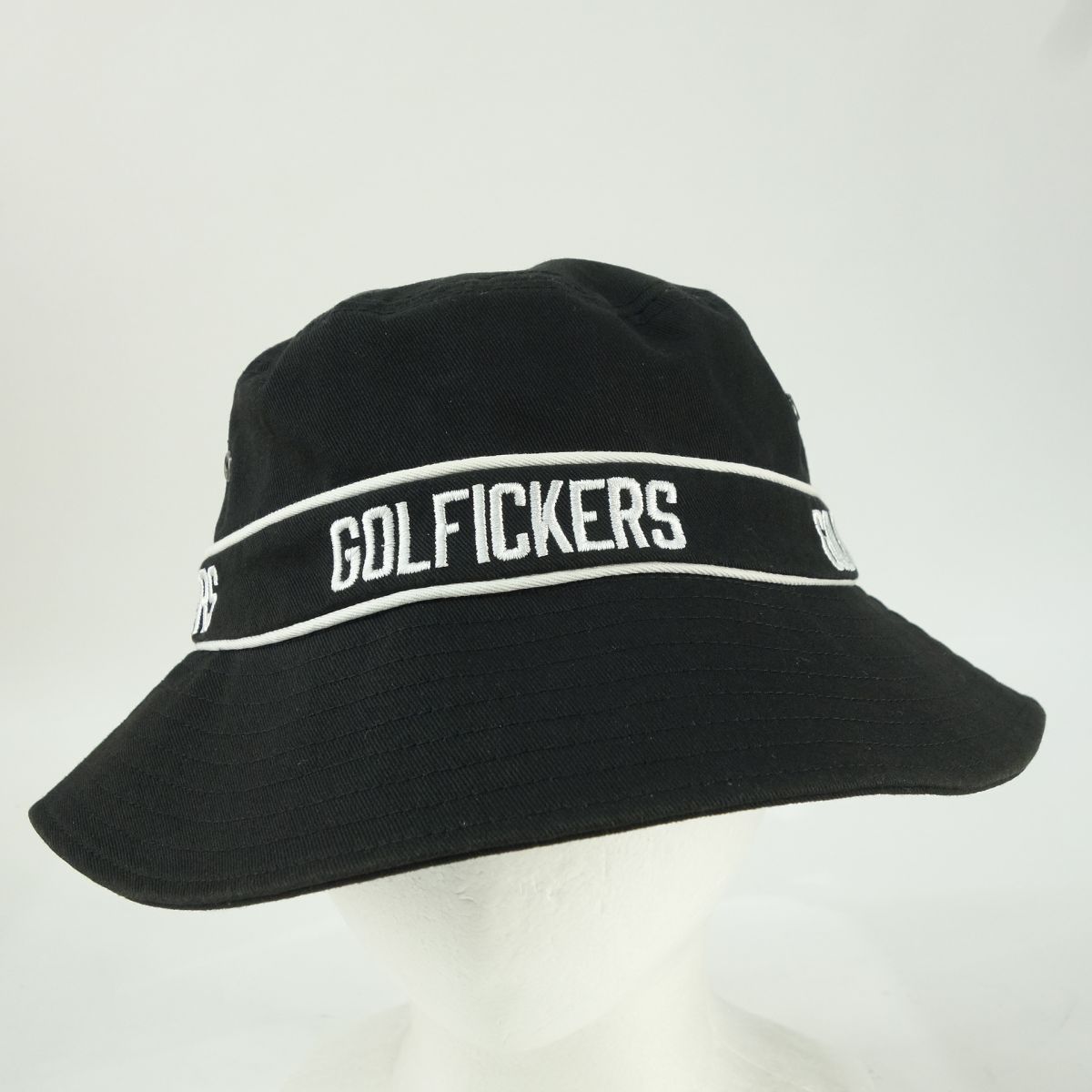 Golfickers ゴルフィッカーズ BUCKET HAT バケハ 帽子 黒 Golfickers ゴルフィッカーズ バケットハット ブラック ※中古 - メルカリ