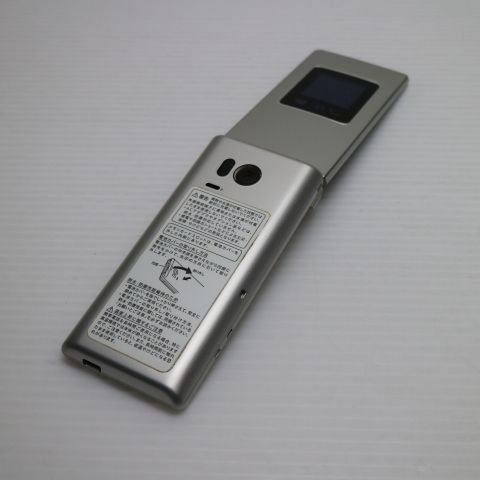 美品 505SH かんたん携帯9 シルバー 白ロム ガラケー SOFTBANK SHARP