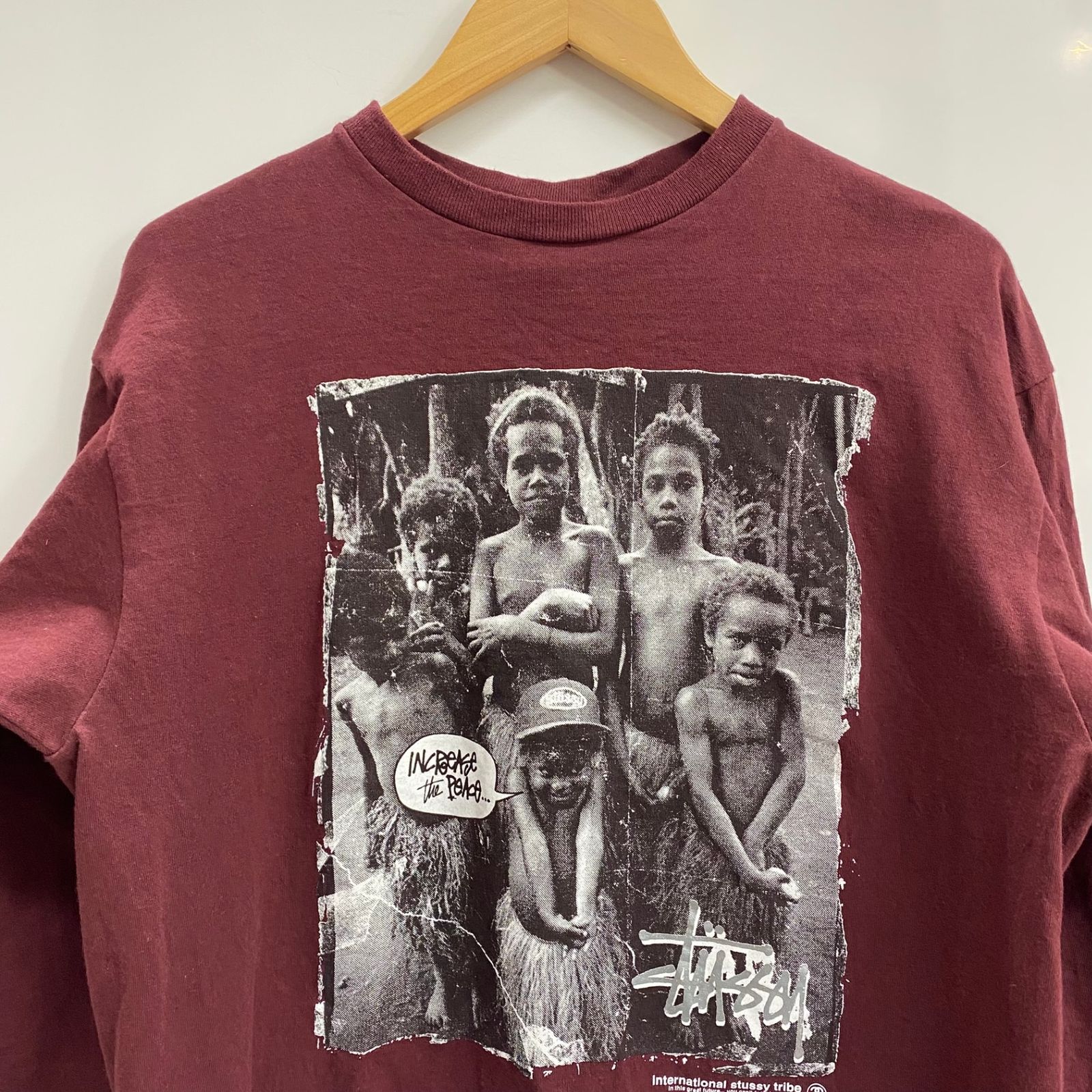 未使用品！Stussy INCREASE the PEACE 長袖カットソー STUSSY - 新品 