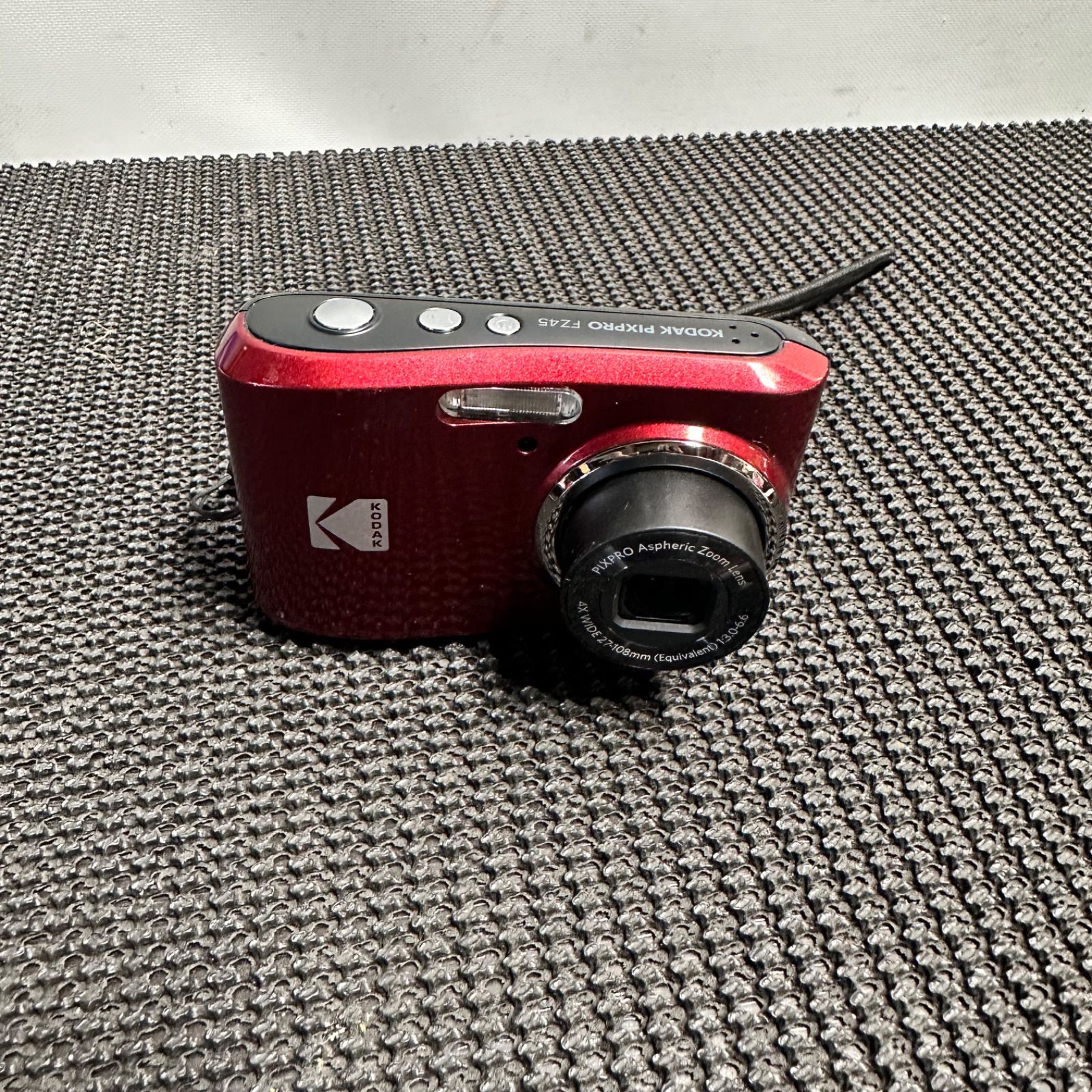 Kodak PIXPRO FZ45 レッド コンパクトデジタルカメラ 32GBカード付き 
