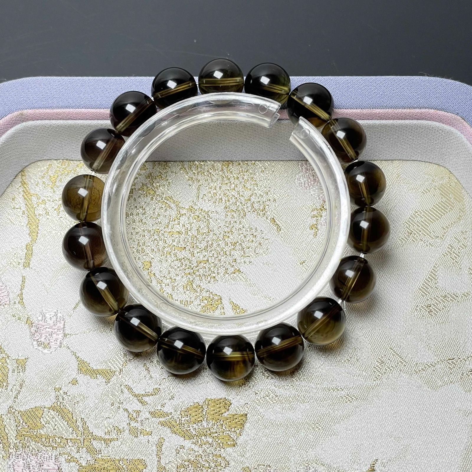 天然美品☆【85A魔晶宙斯（ゼウス）】☆ブレスレット 天然石 約10.7 