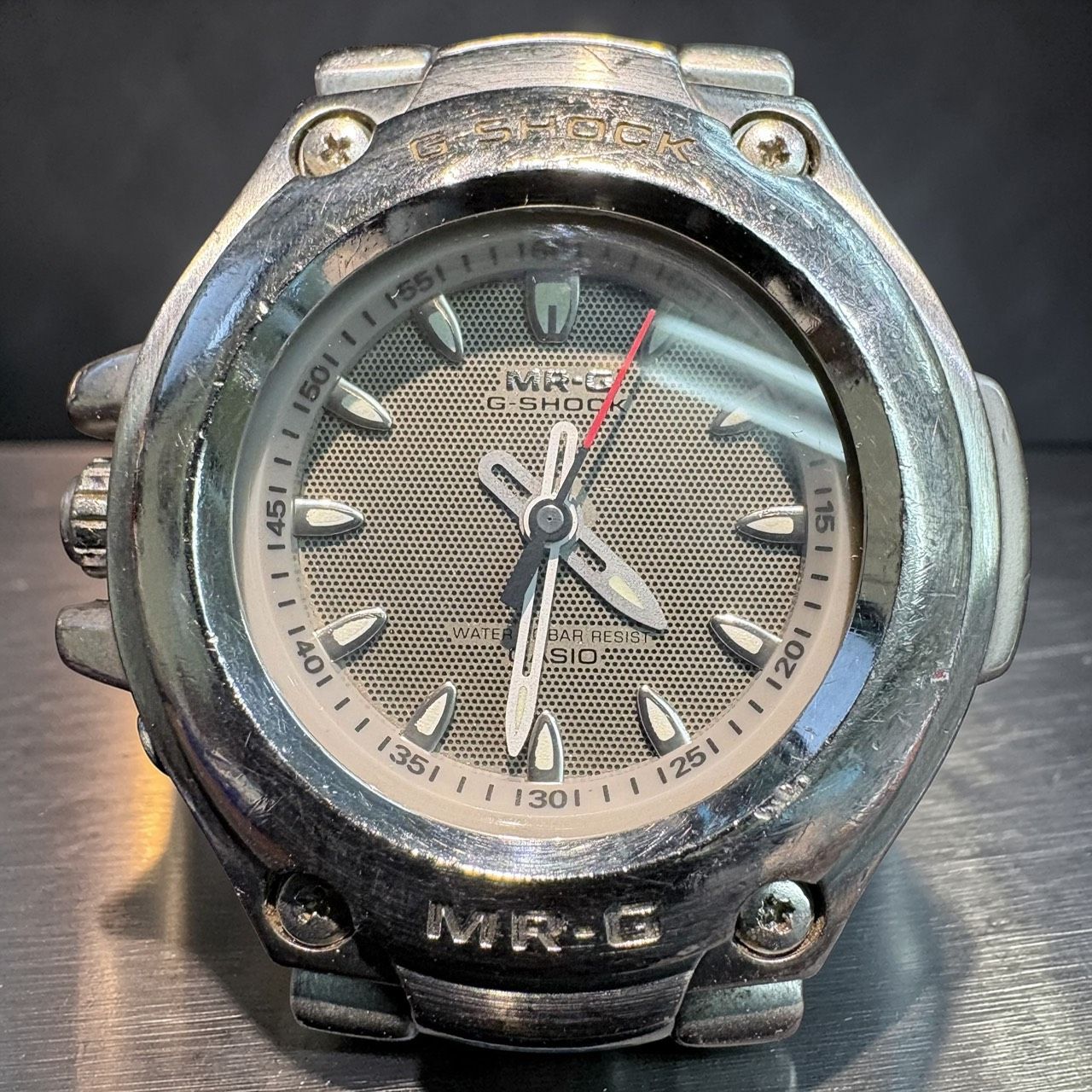 動作品】CASIO/カシオ G-SHOCK MR-G mrg-121 腕時計 チタン J1-031769 