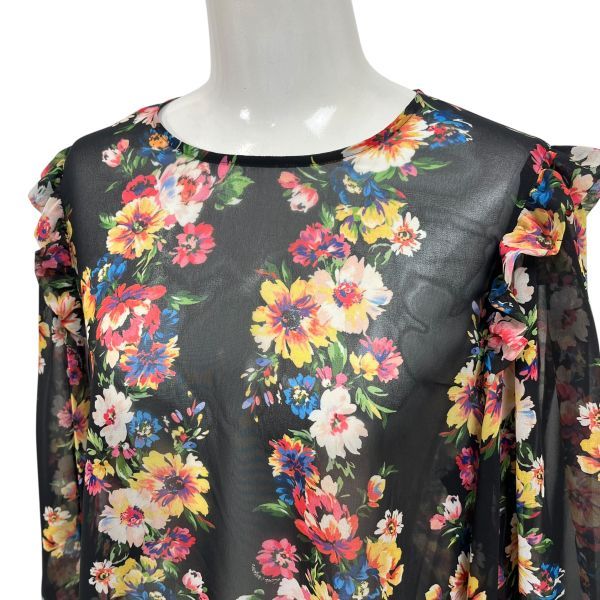 ◇ ロイスクレヨン Lois CRAYON シャツブラウス ボタニカル柄 花柄