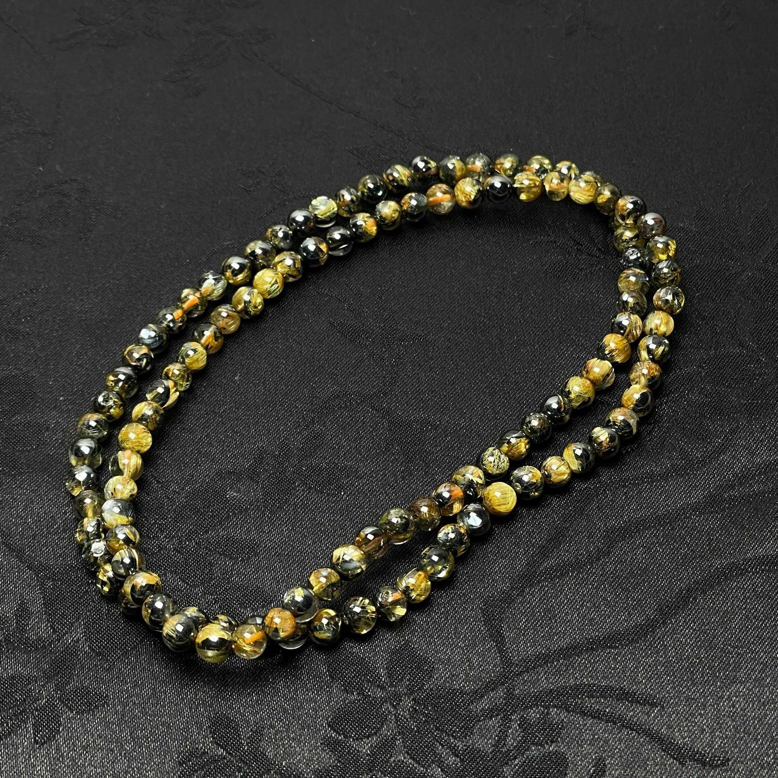 人気定番，限定セール】 天然美品【95A太陽花タイチンルチル】3重巻き