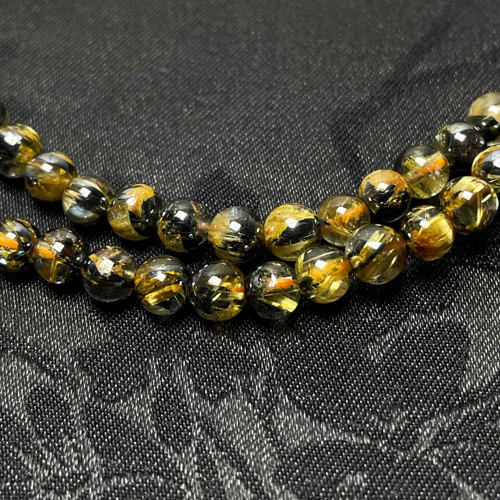人気定番，限定セール】 天然美品【95A太陽花タイチンルチル】3重巻き