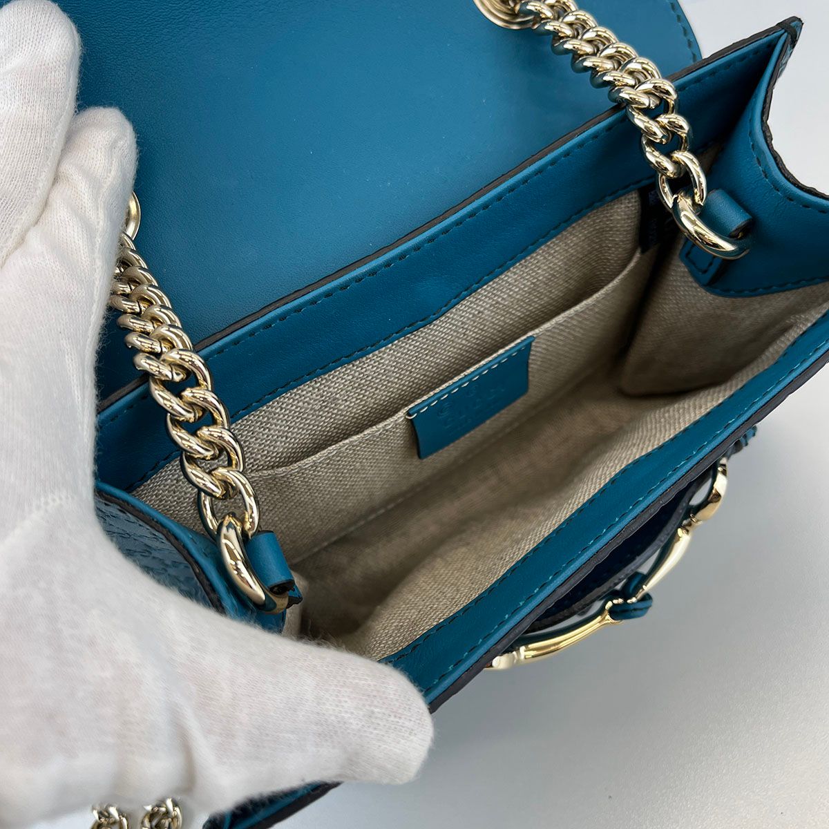 GUCCI グッチ エミリー マイクログッチシマ チェーンショルダー 