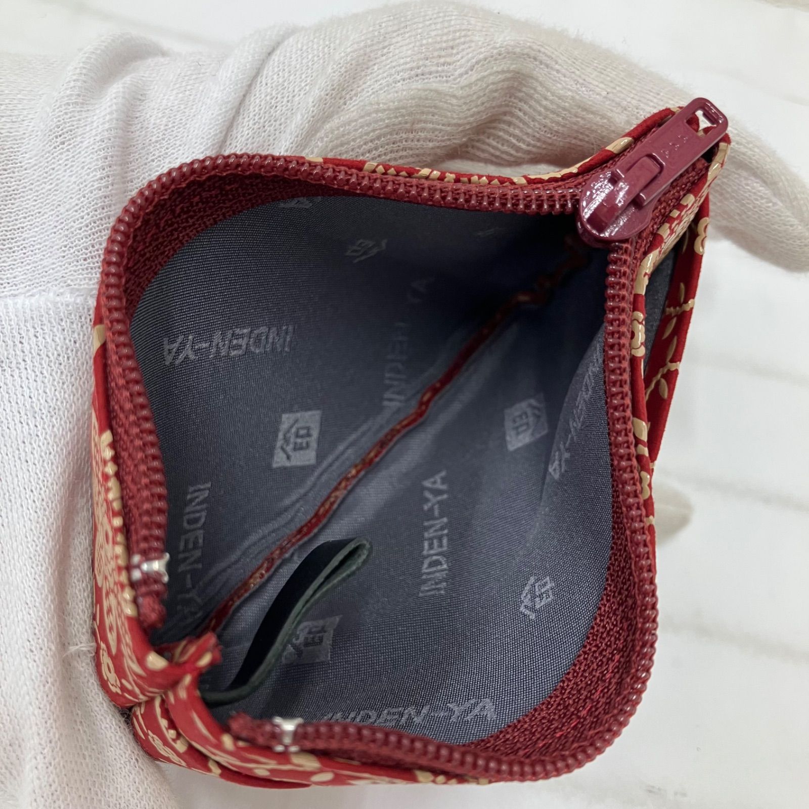 612 印傳屋 印伝 甲州印伝 INDEN-YA インデンヤ 和装小物 伝統工芸 