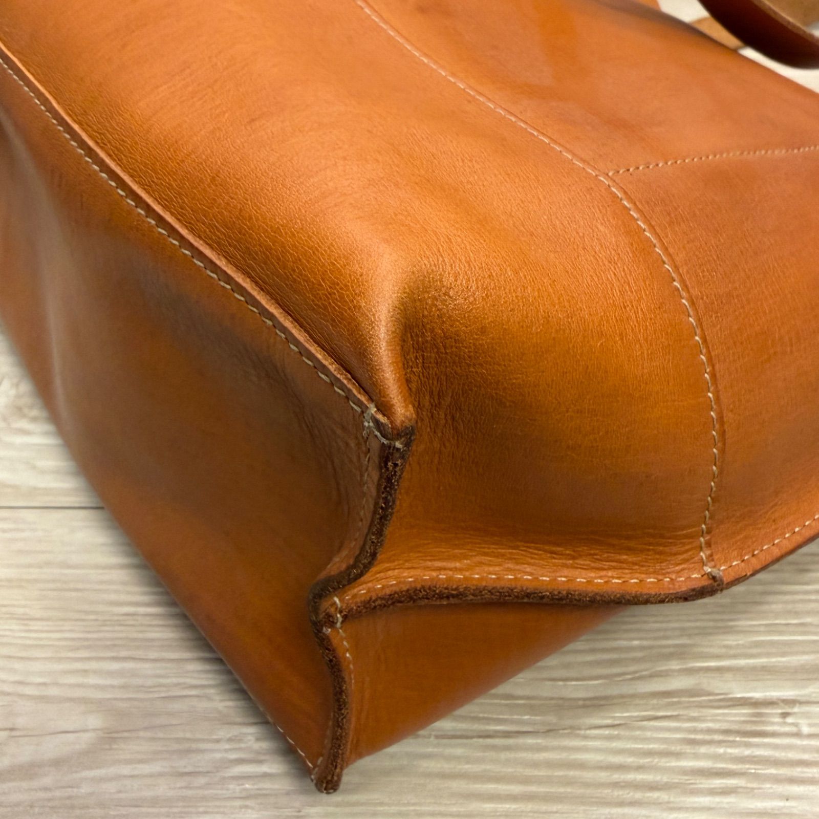 IL BISONTE イルビゾンテ トートバッグ レザー ライトブラウン 本革 
