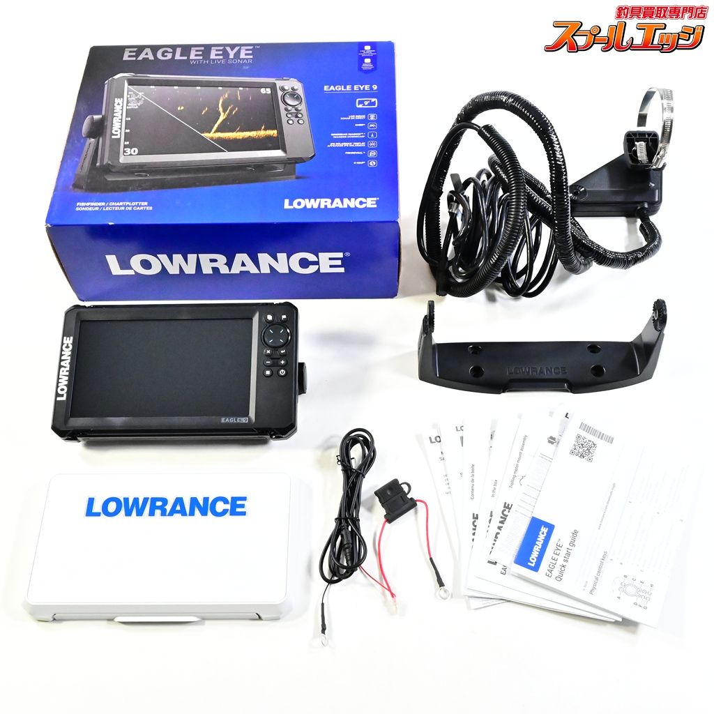 ★☆【ローランス】 イーグルアイ9 魚探 魚群探知機 日本語表示 LOWRANCE EAGLE EYE K_100★☆e08875 【ローランス】 イーグルアイ9 魚探 魚群探知機 日本語表示 LOWRANCE
