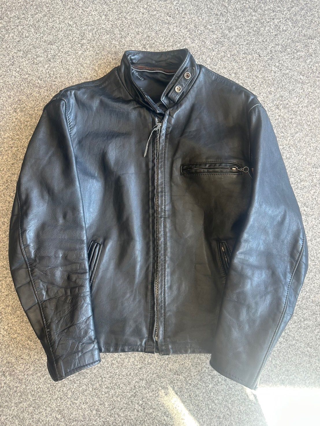 Schott 80s 90s Leather Single Riders Jacket Black ‐ Mercari Japan