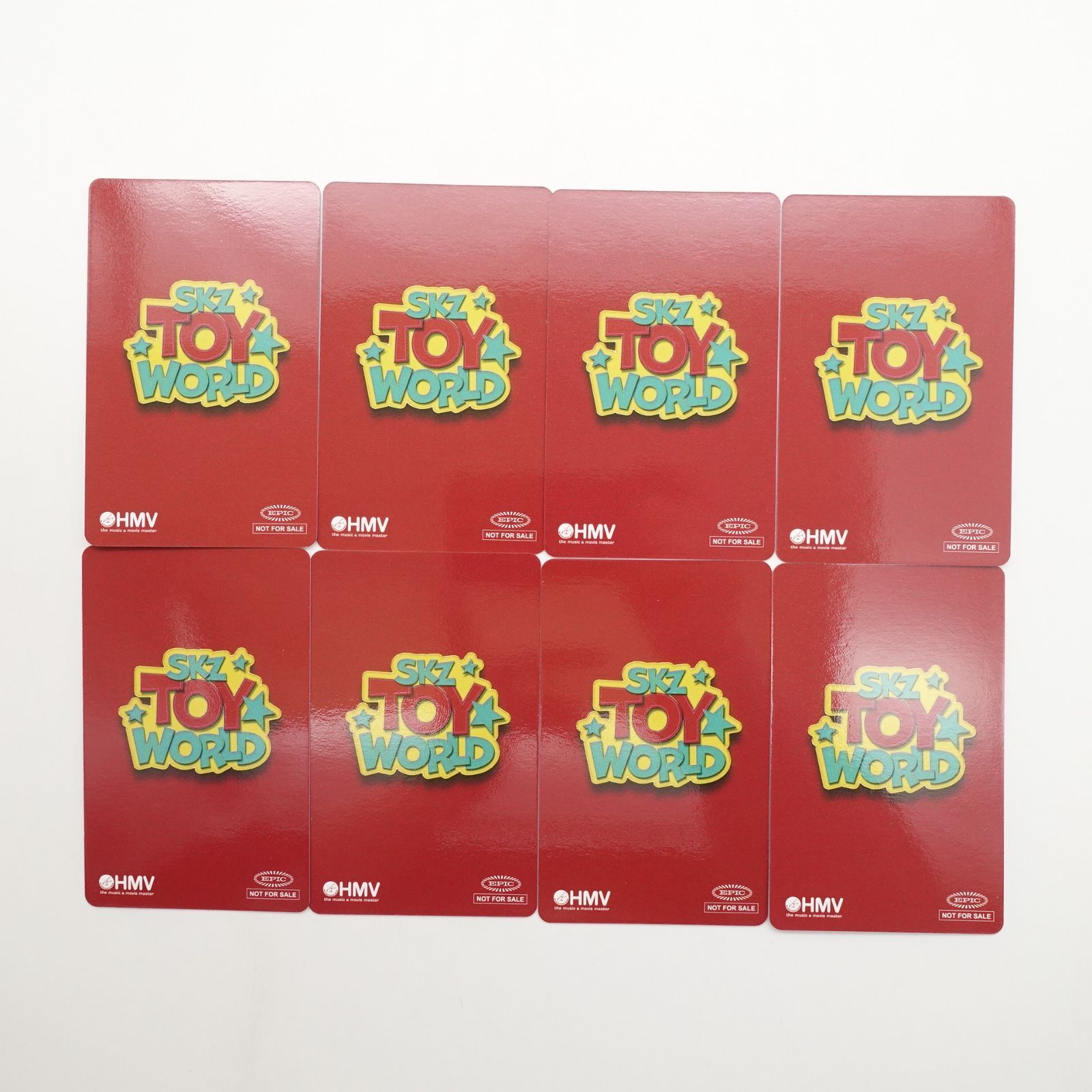 スキズ HMV ToyWorld トイワールド フライヤー トレカ 特典 コンプ Stray Kids LIVE Blu-ray 2024 SKZ TOY WORLD HMV 特典 8種 コンプ