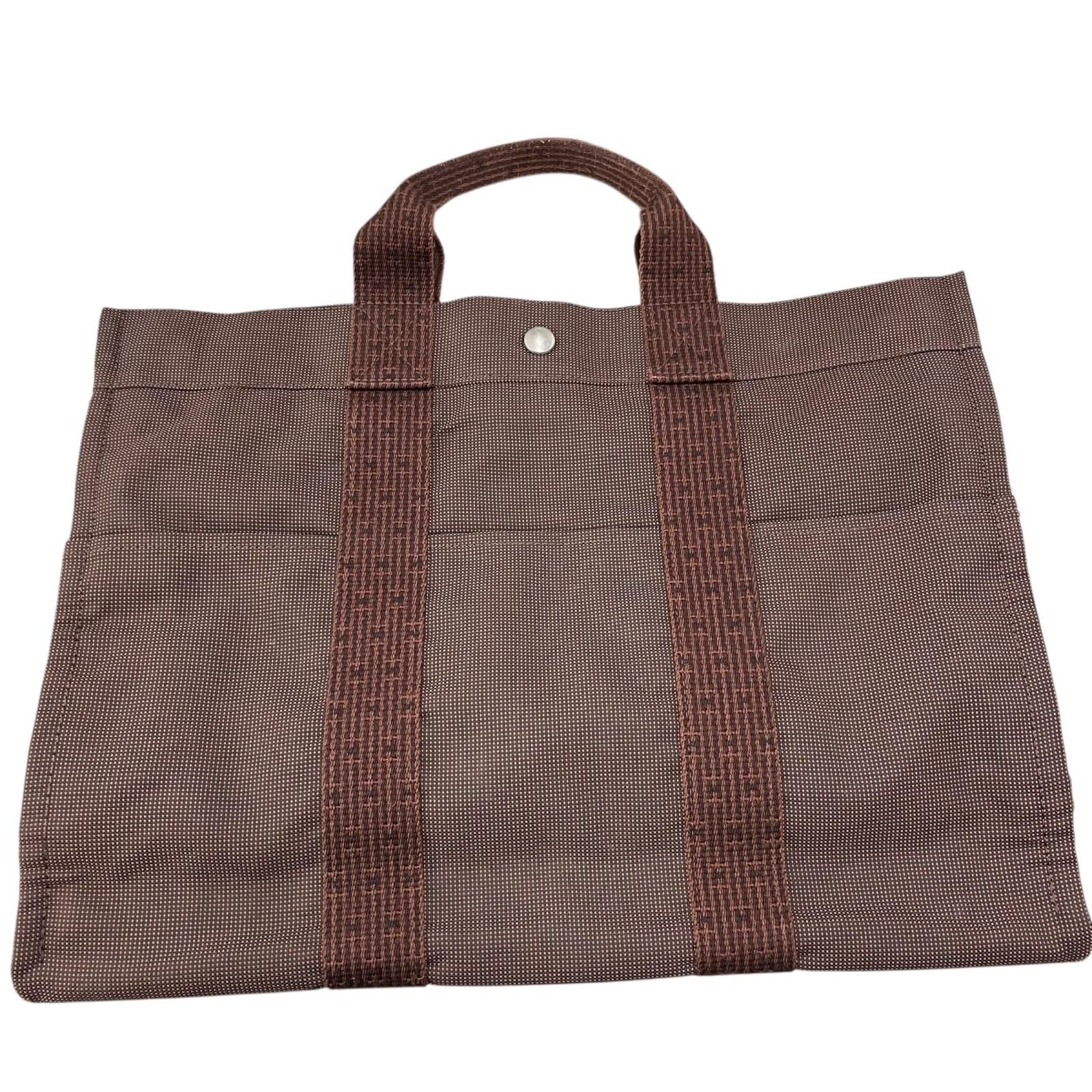 180054 現状品 HERMES エルメス エールラインMM トートバッグ - メルカリ
