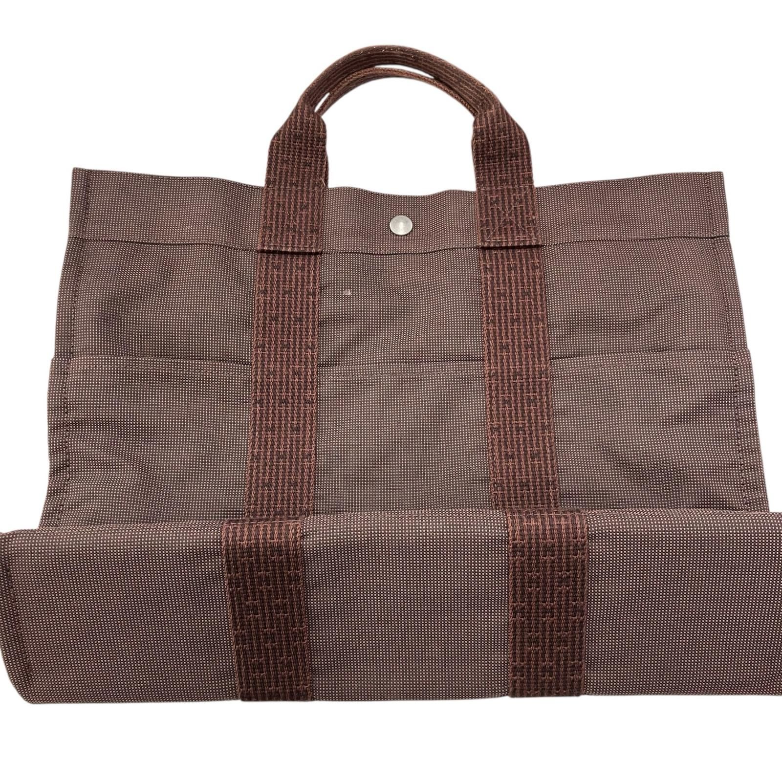 180054 現状品 HERMES エルメス エールラインMM トートバッグ - メルカリ