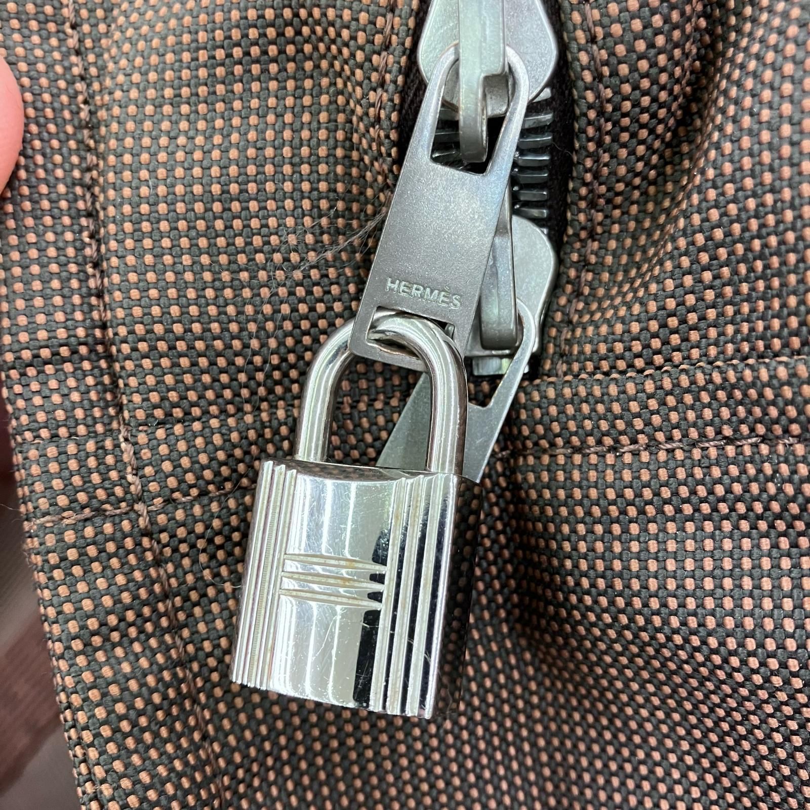 180054 現状品 HERMES エルメス エールラインMM トートバッグ - メルカリ