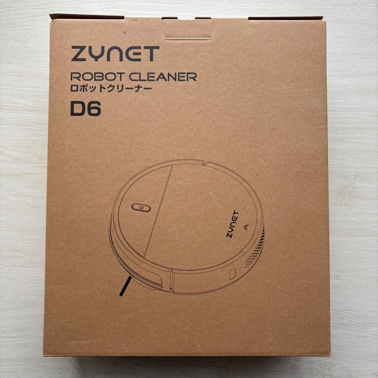 ロボット掃除機 3000Pa強力吸引 150分間連続稼働 Zynet D6 お掃除 