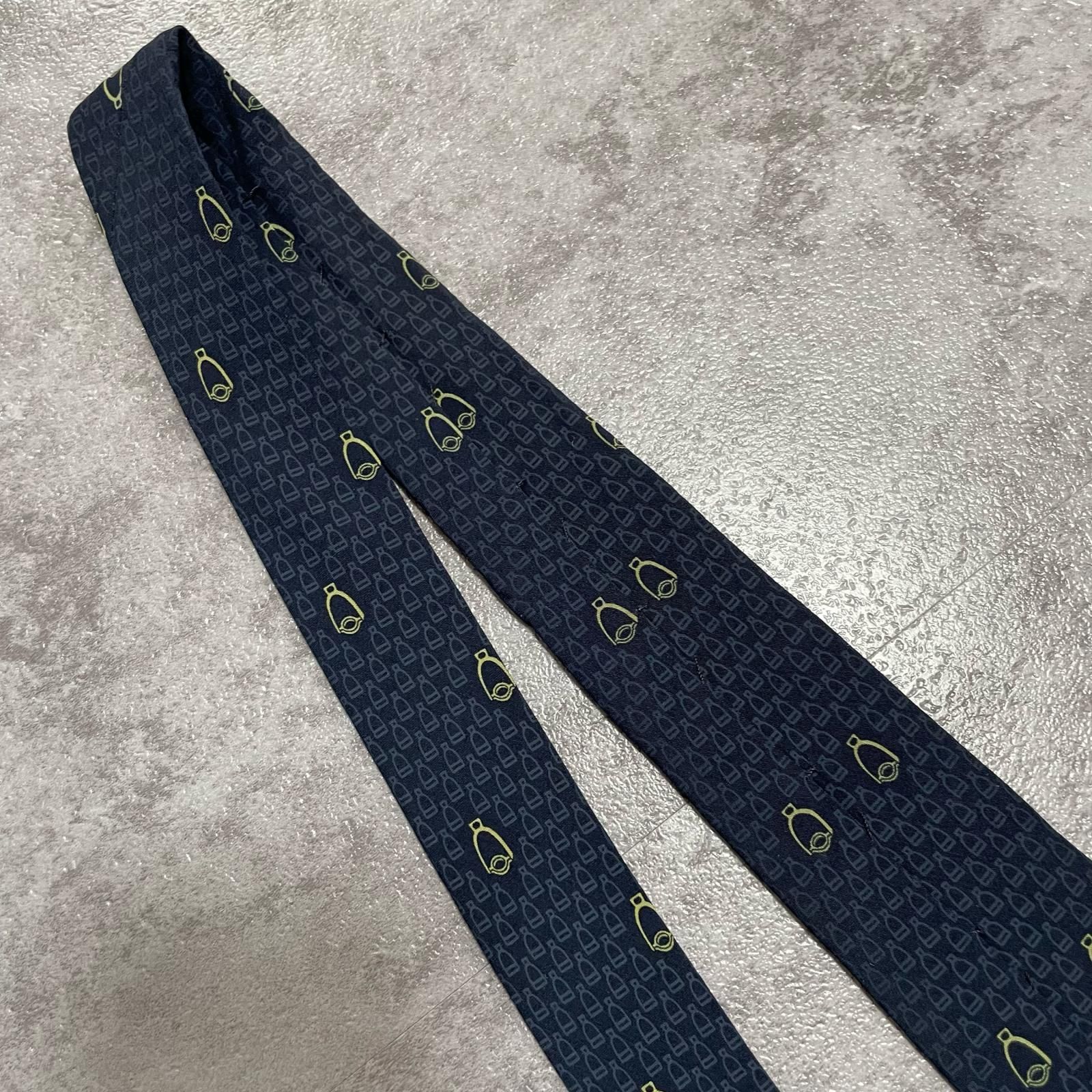 GUCCI】グッチ ロゴ入り小紋柄ネクタイ シルク100% メンズ イタリア製