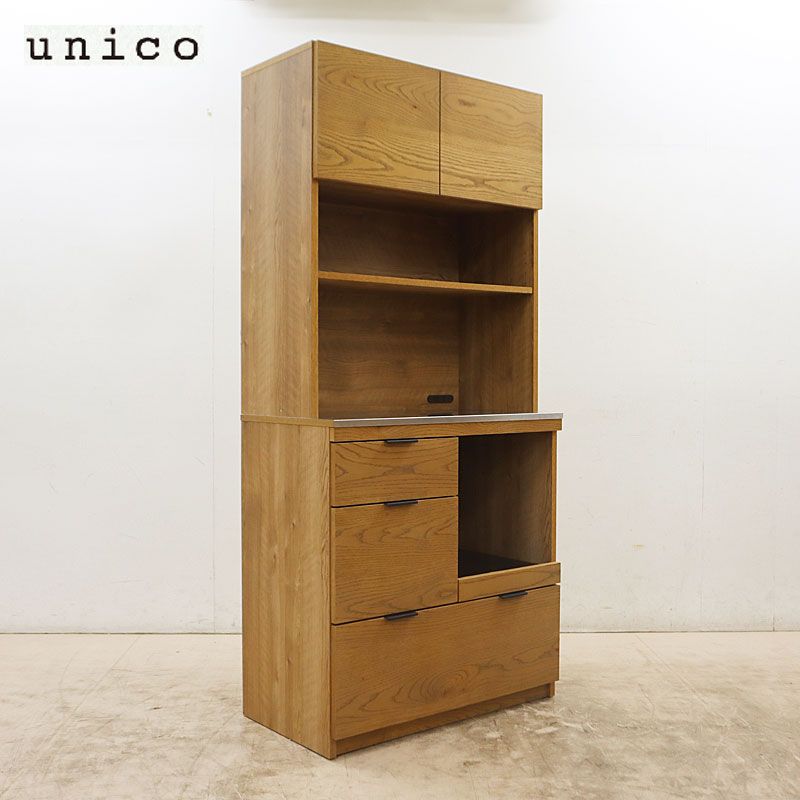 unico ADDAY アディ キッチンカウンター W820 食器棚 | ANEKS.CENTER