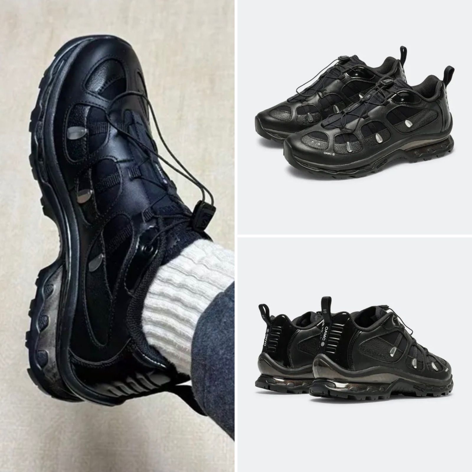 ▪️ Salomon▪️ OAMC x Salomon☆ XT-クエスト BLACK／SILVER 25cm 