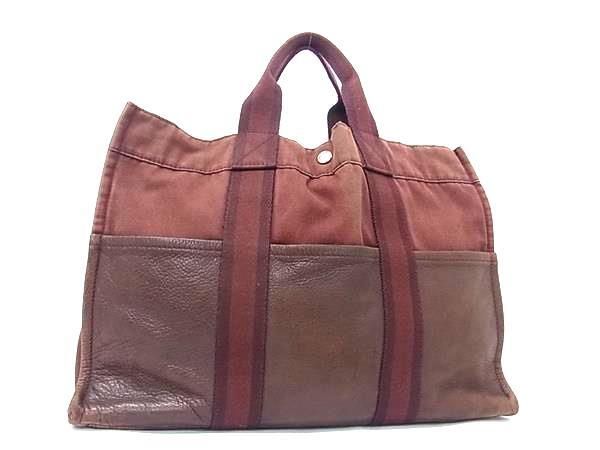 格安，2025 HERMES エルメス トートバッグ フールトゥ MM - ボルドー系 