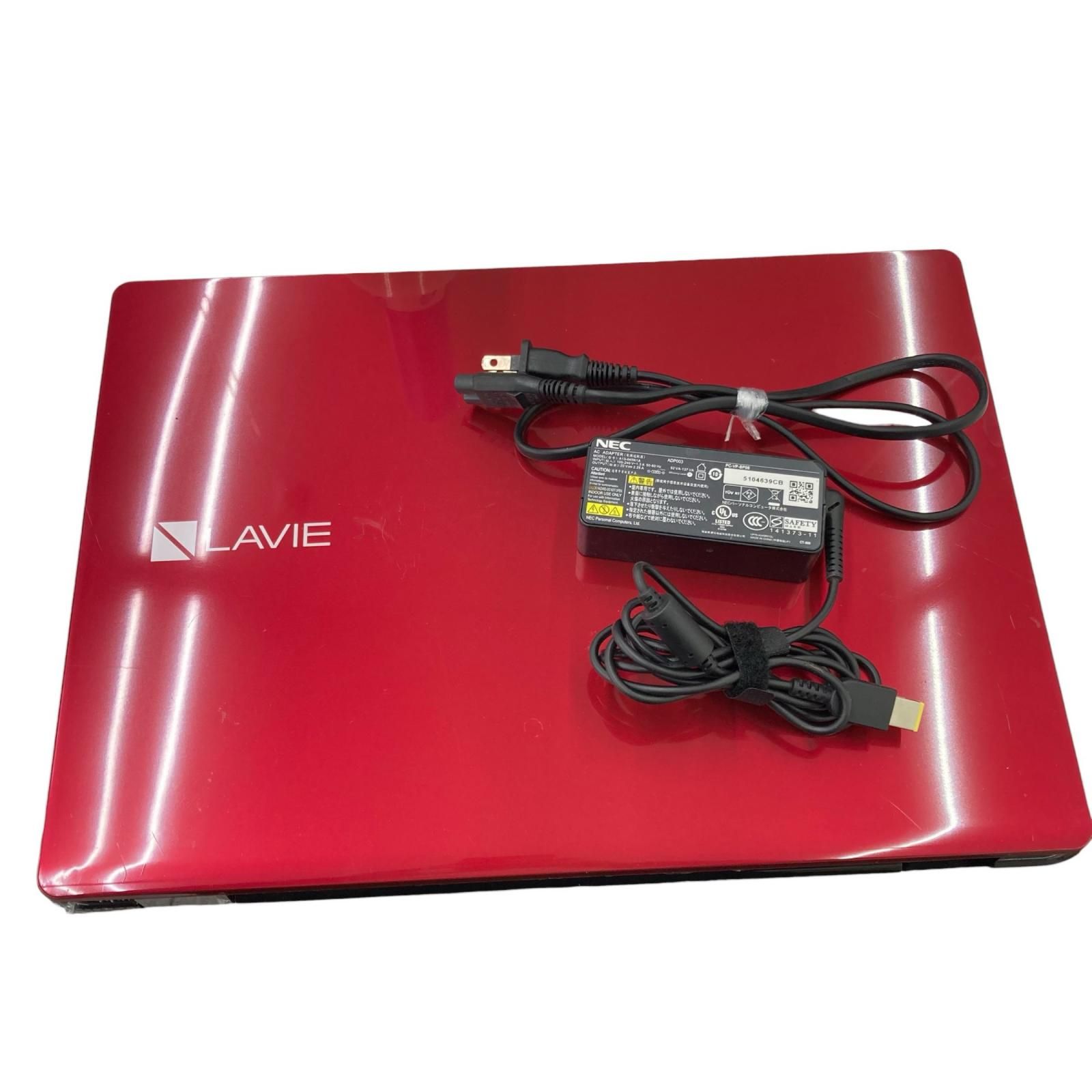 NEC Lavie PC-NS750 レッド 中古品 - メルカリ