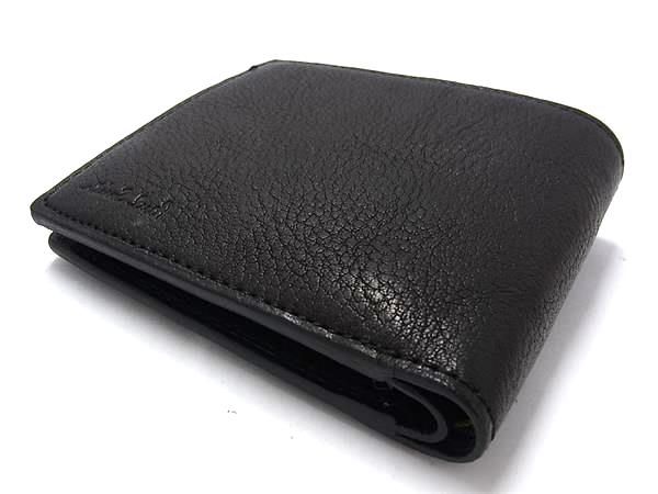 ■美品■ Paul Smith ポールスミス レザー 二つ折り 財布 ウォレット 札入れ 小銭入れ メンズ ブラック系 BN8987 □美品□ Paul Smith ポールスミス レザー 二つ折り 財布 ウォレット
