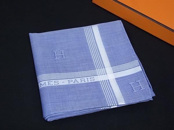 □新品□未使用□ HERMES エルメス Hレリーフ コットン100