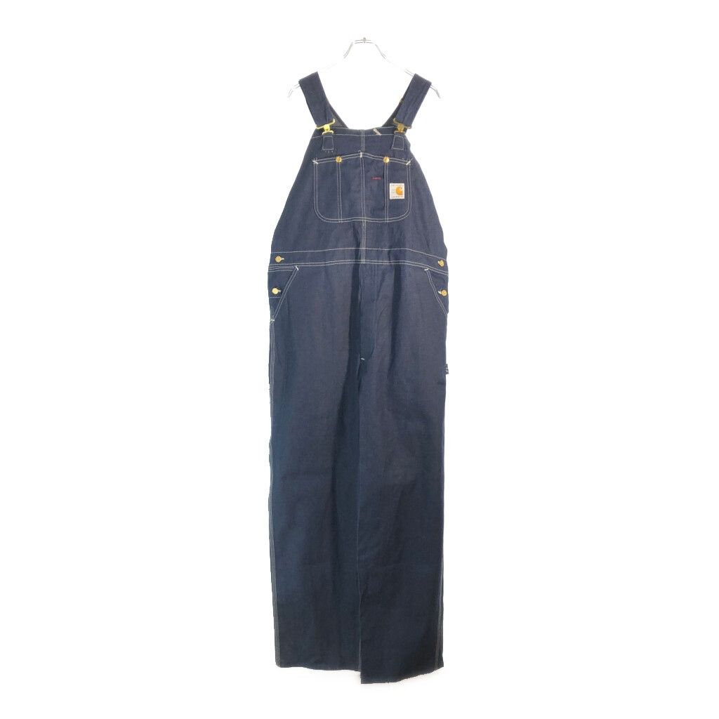 デッドストック 80年代 USA製 Carhartt カーハート デニム ビブ