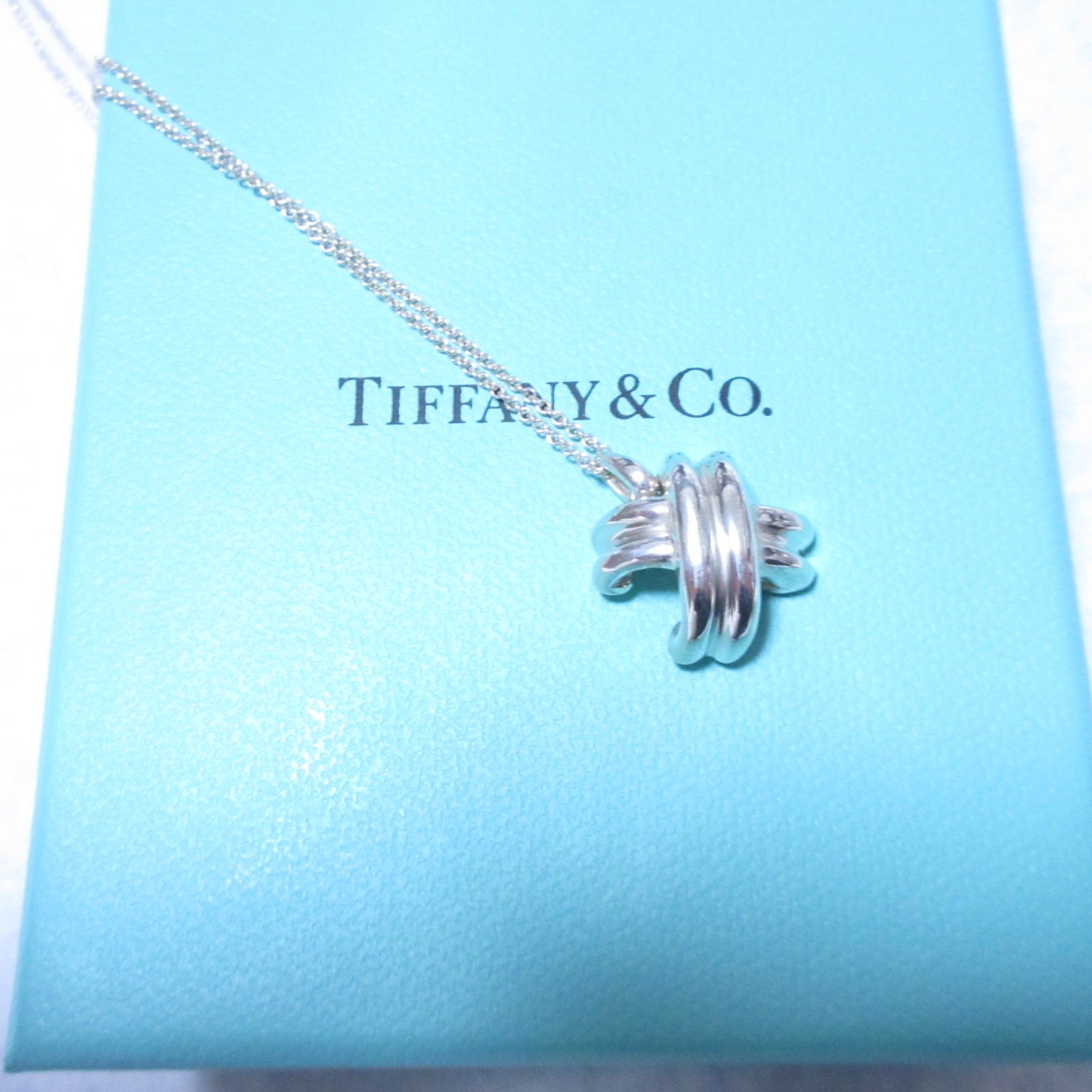 Tiffany & Co.（ティファニー） シグネチャー クロス ネックレス美品