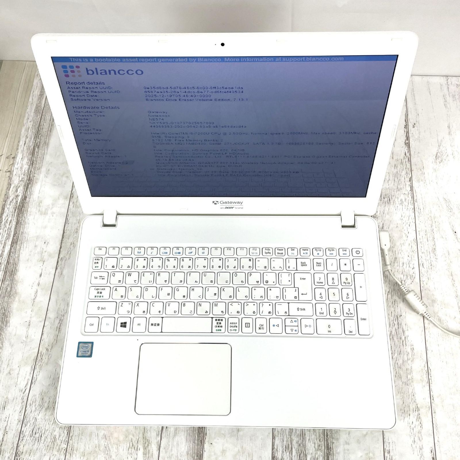 Gateway NE574-H58G 第7世代i5 1TB HDD搭載ノートPC - メルカリ