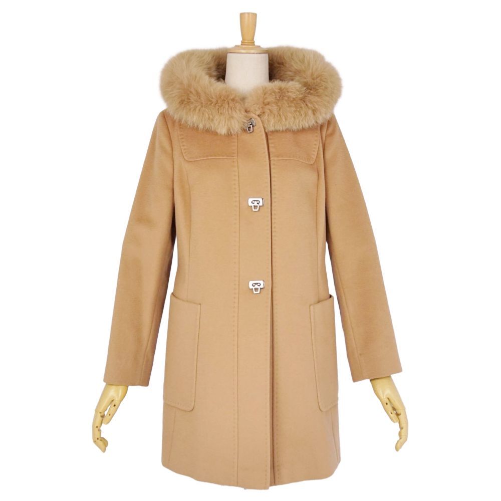 ★新品未使用★マックスマーラMaxMara Studio ロングコート★ 美品 マックスマーラ Max Mara STUDIO コート ロングコート ウー