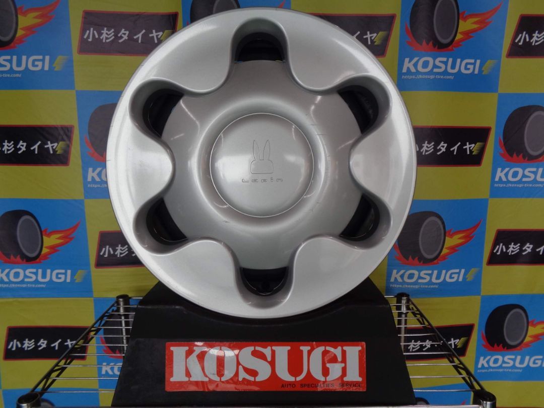 スズキ ラパン 純正 鉄ホイール 中古 4本セット 鉄チン 4.5J-14 4H100