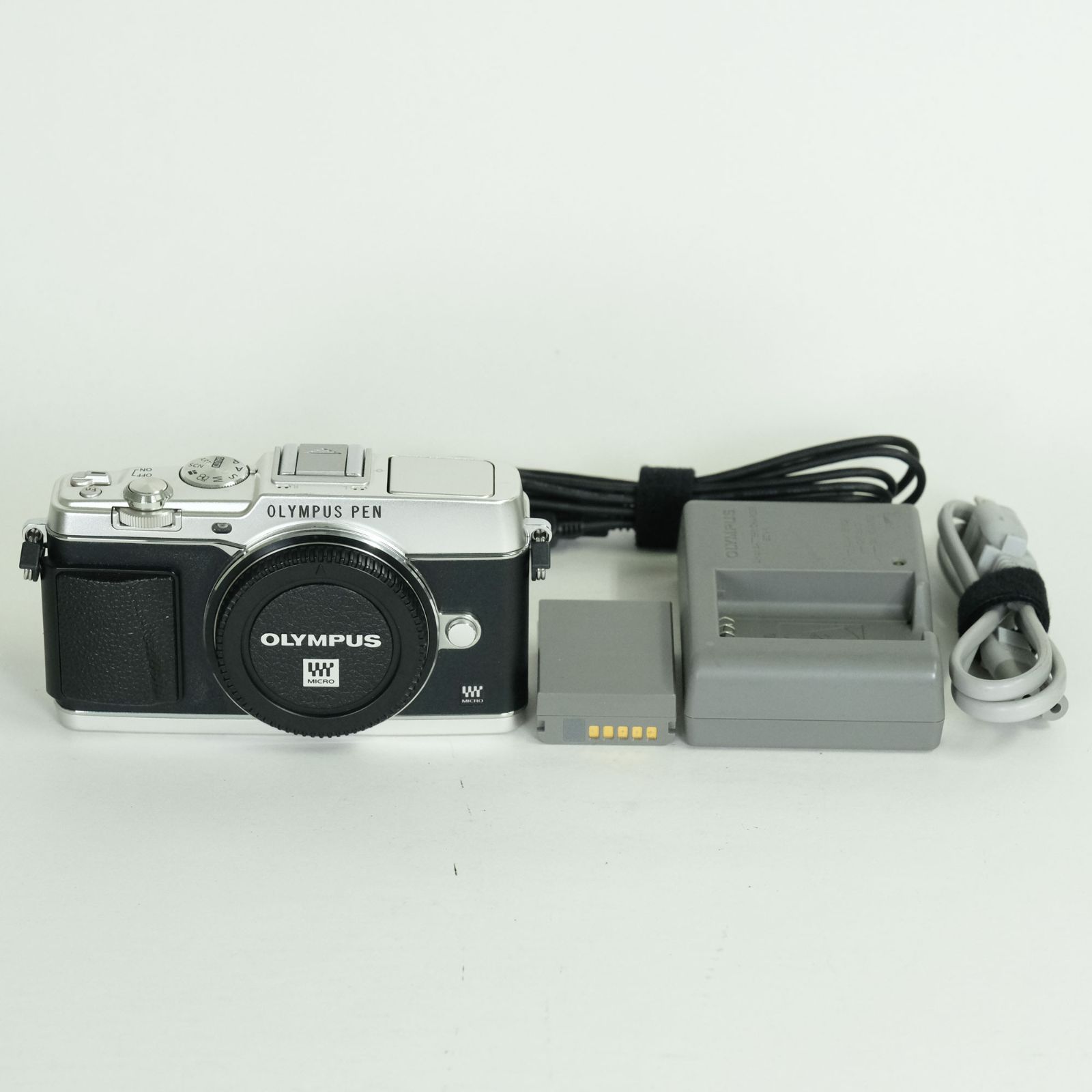 良品 | シャッター数7,333回] OLYMPUS PEN E-P5 ボディ シルバー 