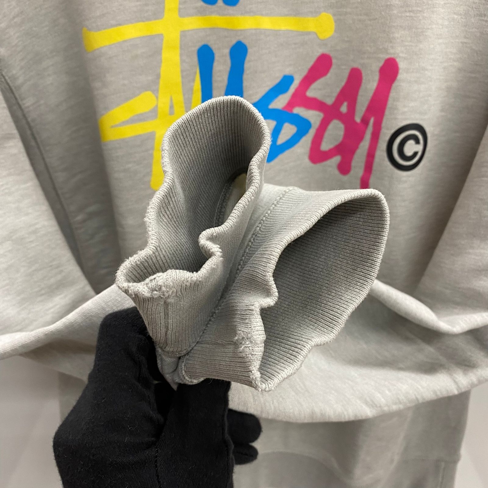 ステューシー STUSSY ショーンフォント カラフルプリント スウェット 