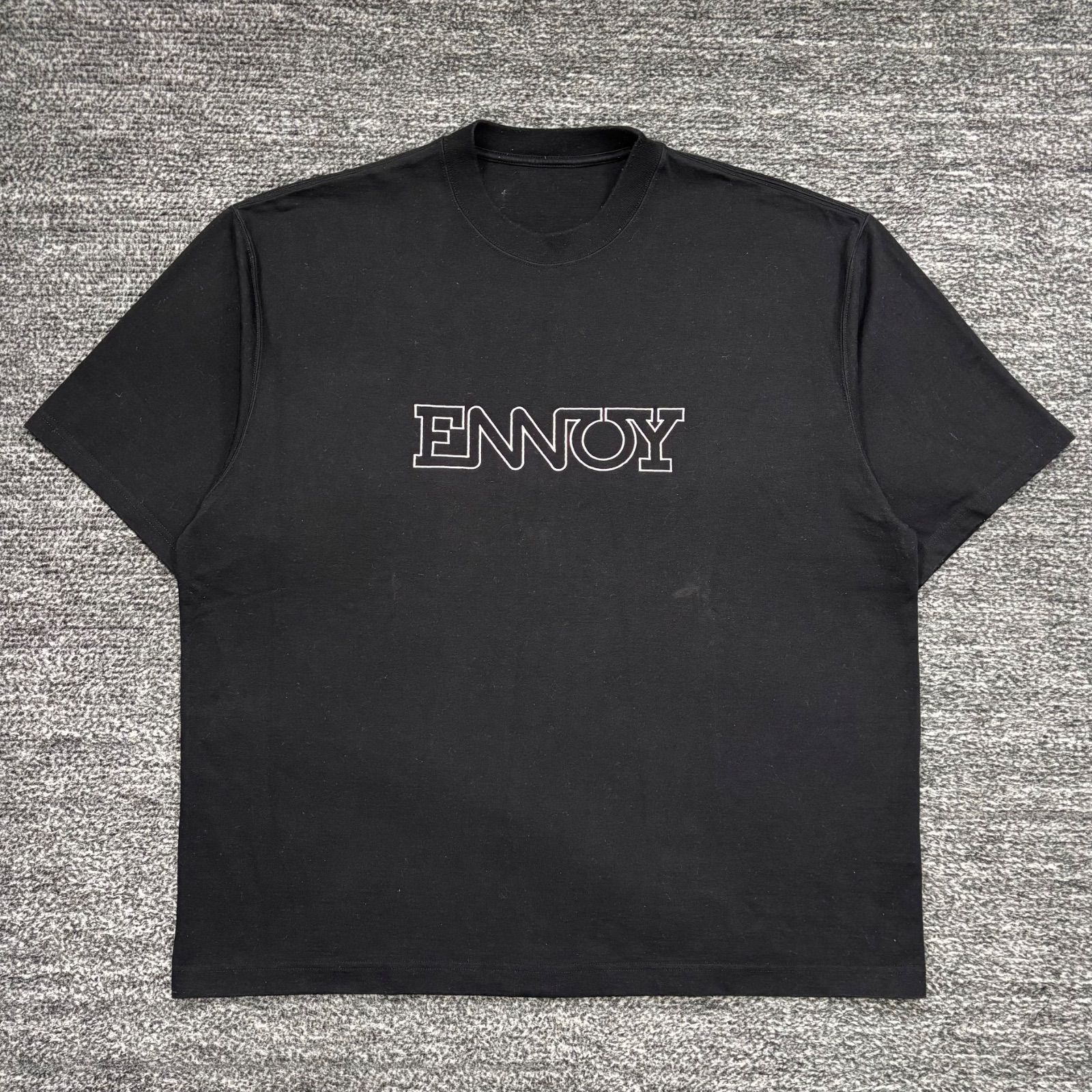 Ennoy Tシャツ ブラック ブラック ennoy ENNOY 黒tシャツ Panel 新作