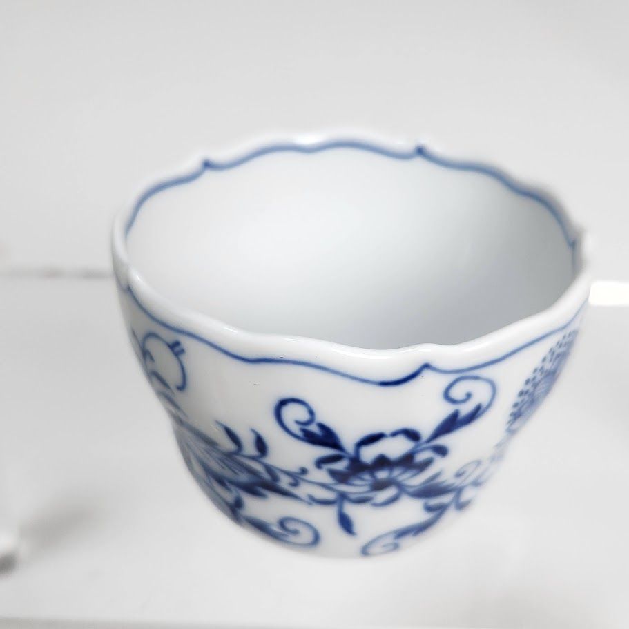 Meissen マイセン デミタスカップソーサー ブルーオニオン 250周年記念 