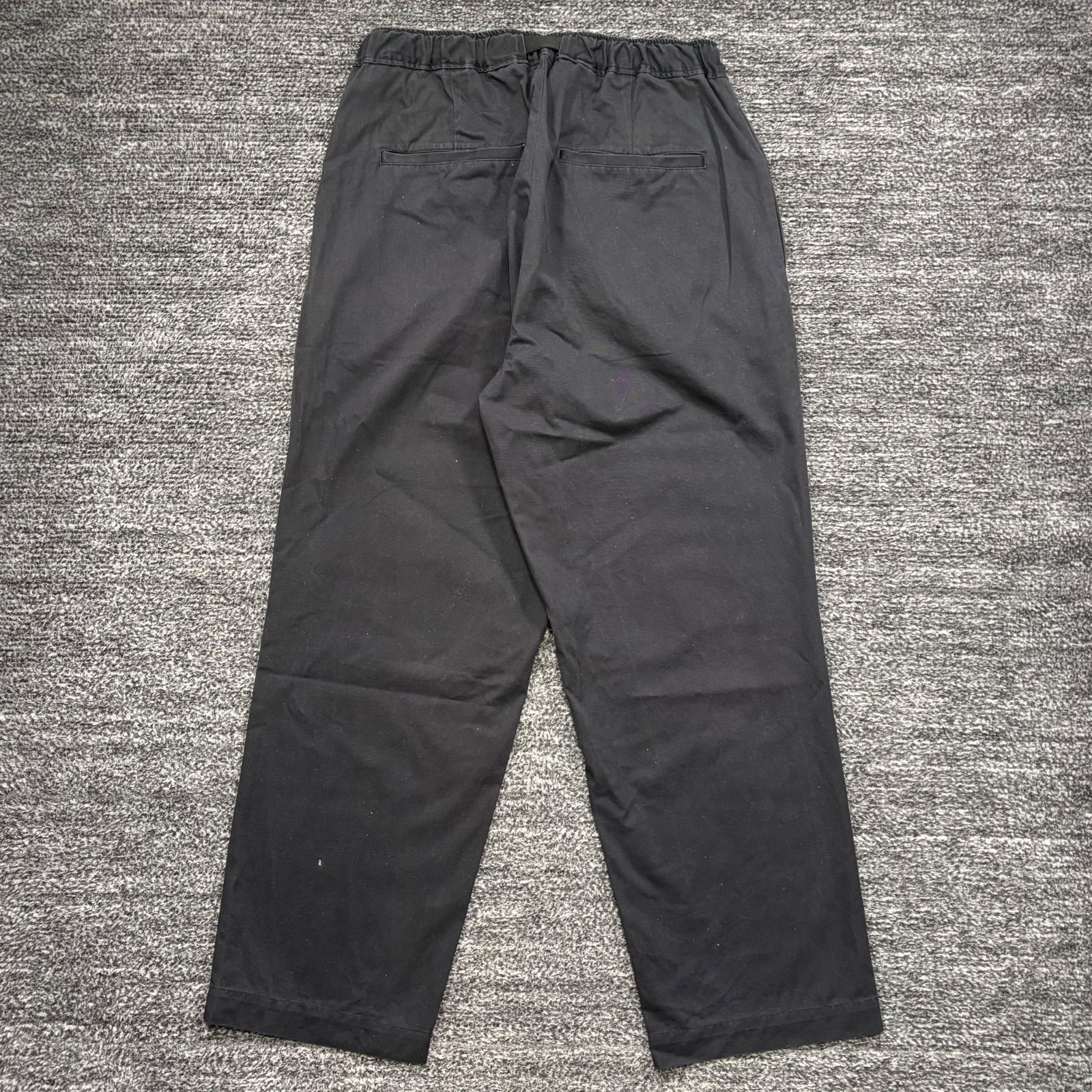everyone cotton twill belted easy pants MVH | easy pant black